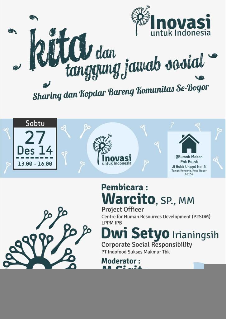 inovasia_ID's tweet photo. Siap dengan tanggung jawab sosial yg lebih baik? Come &amp; join us! :) @RumahMerahPutih @Puzzle_Summit  @sakolaalit http://t.co/k6vyMX5oq7