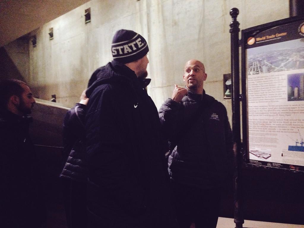 PennStateFball's tweet image. Emotional experience at the @Sept11Memorial this morning. Incredible tribute to the thousands lost. #Tribute2983