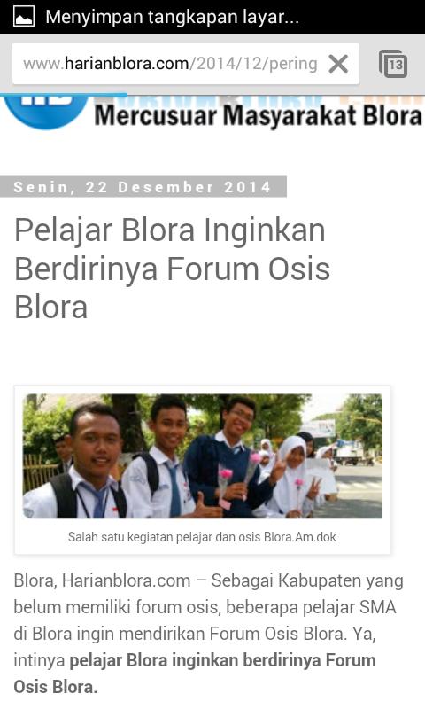 AnggaNovella's tweet photo. @info_Blora kegiatan osis blora membagi bunga di jalan dalam memperingati hari ibu. http://t.co/h06E7iQFtt