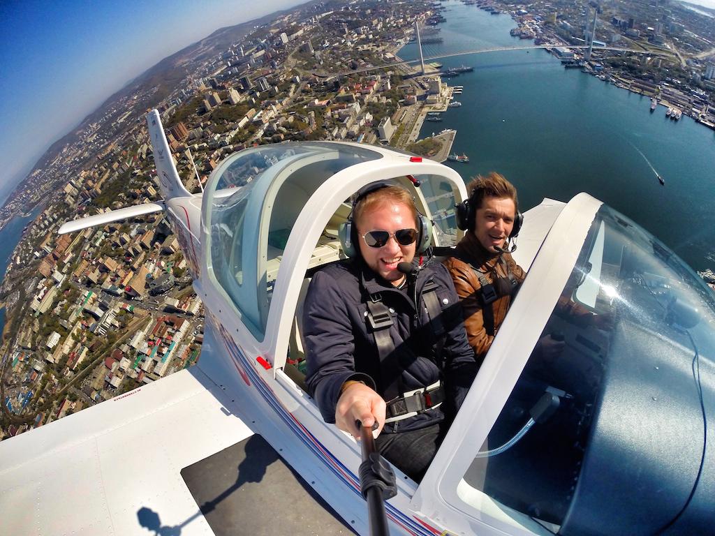 Photo of the Day! Flying over the city of Vladivostok in Russia. Photo by Vladimir Goncharov.