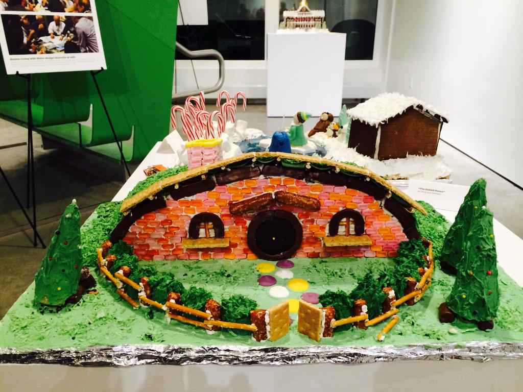 ninakennychase's tweet photo. Had a blast @BSAAIA @cdrcboston Gingerbread auction last night! Hobbit House could even qualify for #Gingerscapes! http://t.co/cxu9owFCTf