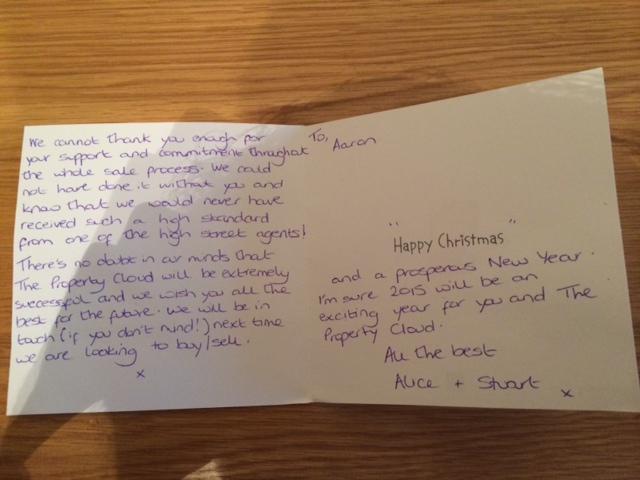 PropertyCloud1's tweet photo. #happycustomer #thepropertycloud #customerservice
Thanks to Alice & Stuart for their kind words :) http://t.co/FVrftdyiNh