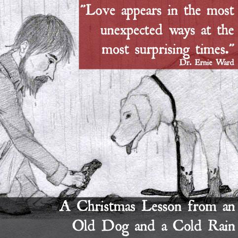 DrErnieWard's tweet image. An unexpected Christmas miracle for a grieving man from his old dog on a cold day. #Christmas goo.gl/Seujwu