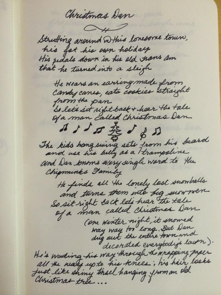 "Christmas Dan" lyrics from 'Christmas Tree Island.' Full album on sale for $4.79 @AmazonMusic amzn.to/1whCVVM