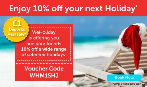 WeHoliday's tweet photo. REMINDER - Enter this code during checkout to claim 10% off your booking. Only available to our fantastic followers! http://t.co/L90Il0c7oB