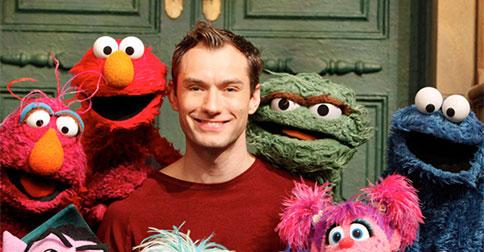 Happy birthday to one of Sesame Street s hot celebrity dads, Jude Law!  
