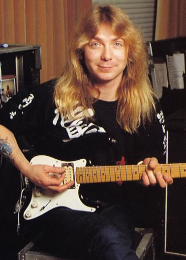 Happy birthday Dave Murray lead guitar from heavy metal god cheers UP THE IRONS!!! 
