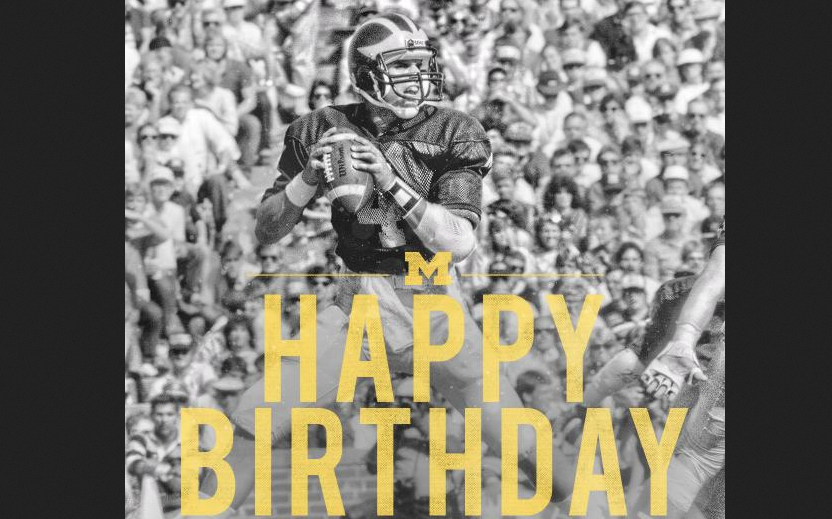  football wishes coach Jim Harbaugh happy birthday  