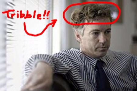 RandPaul's tweet photo. The hair is real &amp; mine. Don't know why ur fascinated with it or compare it to alien life forms. #AiringOfGrievances http://t.co/Vl5JvS2h2N