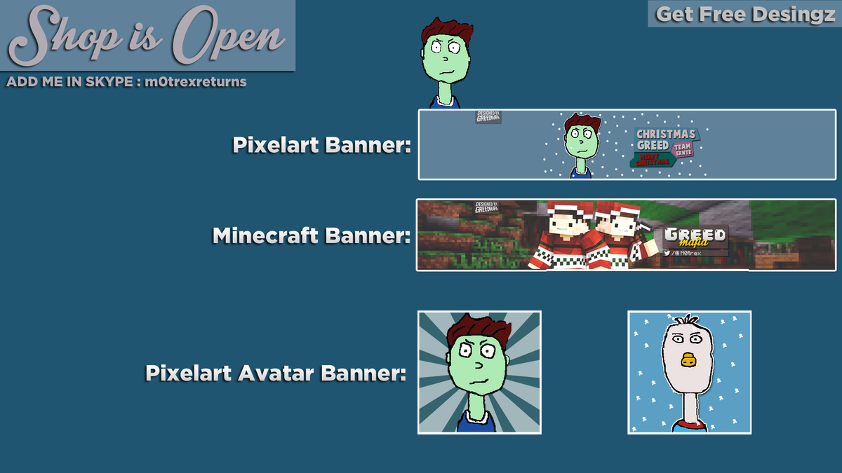 BLKKMTRX's tweet image. Shop is Open:
add me in skype: m0trexreturns