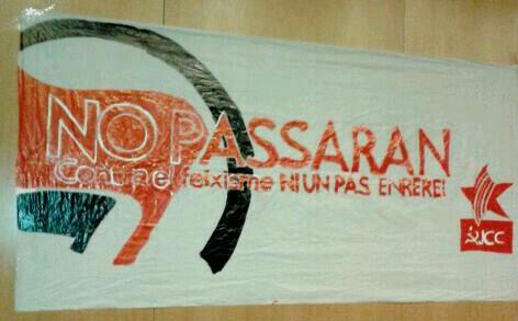 Avui a l' <a href="/EjLaFontana/">Espai Jove La Fontana</a> xerrada-debat sobre la vigència de la lluita #Antifeixista I estrenem pancarta! #NoPassaran