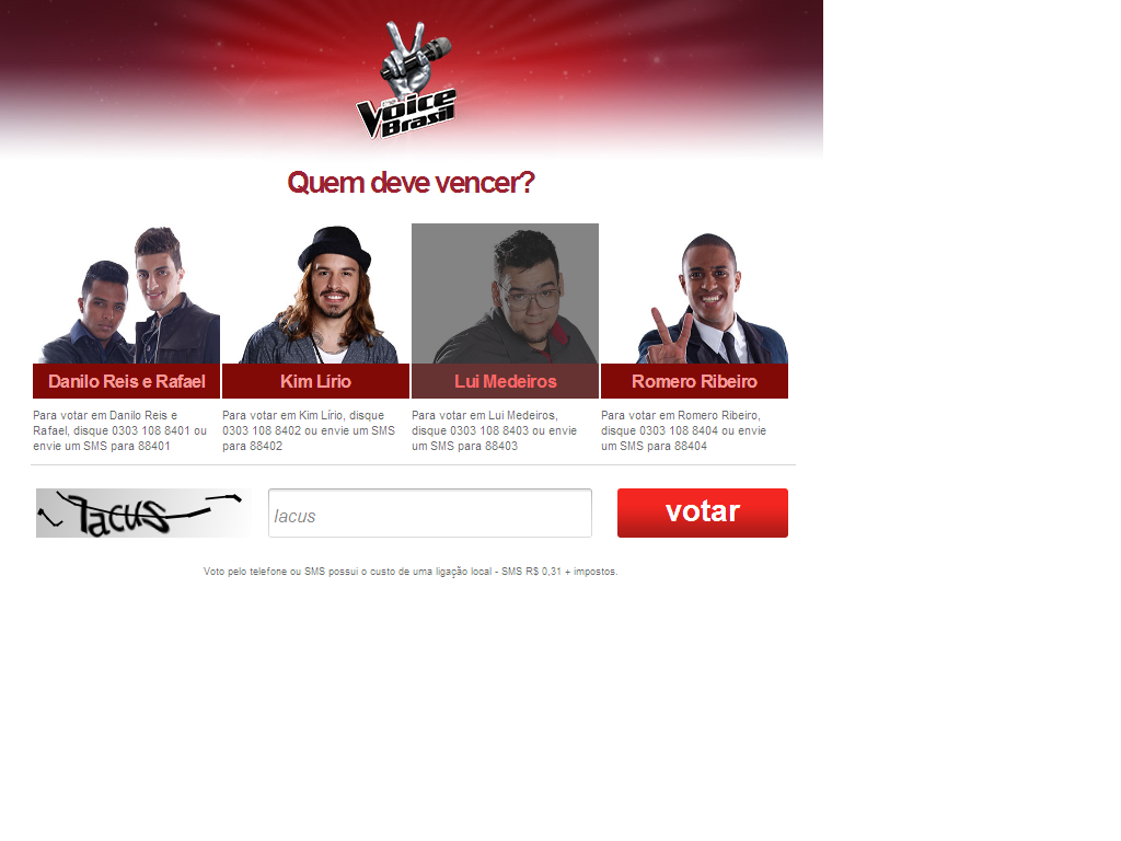 clmyprincess's tweet photo. Votando no Lui, quero  o #TeamCL BICAMPEÃO!! http://t.co/xq3ZiMtEw5 http://t.co/jdIYhKilwS