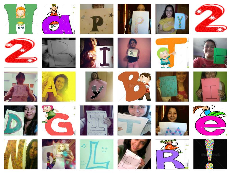 Happy belated birthday this photo was taken with Argentina bridgit mendler group I hope you like it 
