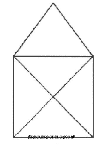 RecuerdoDeLos90's tweet photo. ¿QUIÉN MÁS HA INTENTADO DIBUJAR ESTA CASA SIN LEVANTAR EL LÁPIZ DEL PAPEL Y SIN PASAR DOS VECES POR EL MISMO SITIO? http://t.co/NqYZenoLIF