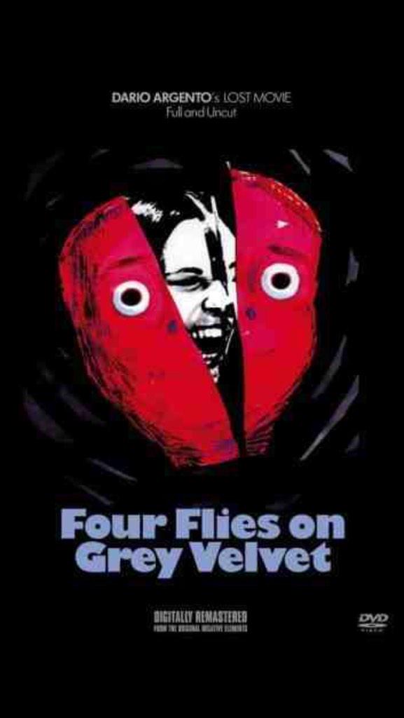 MakerNightmare's tweet image. REVIEW : Four Flies on Grey Velvet 4/10 not one of Argento's best. Slow, silly and nothing on his other works.