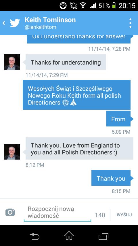 niallnrose's tweet image. @Polish1DUpdates pozdrowienia dla polskich fanek od dziadka Lou