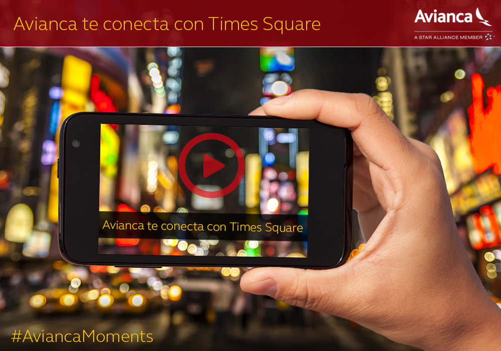 avianca's tweet photo. ¿Sabías que un RT y #AviancaMoments te pueden llevar a #NuevaYork? Que sea tu #RegaloDeNavidad http://t.co/l5rBfqjN5l http://t.co/yCw0K1YKIb