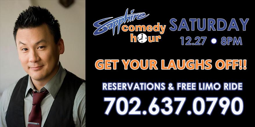 SapphireComedy's tweet photo. Headliner Eliot Chang comes to #SapphireLV #Comedy Hour SAT. 12.27 8P RES: 702.637.0790 http://t.co/BnX1uT8Vr4 #Vegas http://t.co/HMP7BwjAha