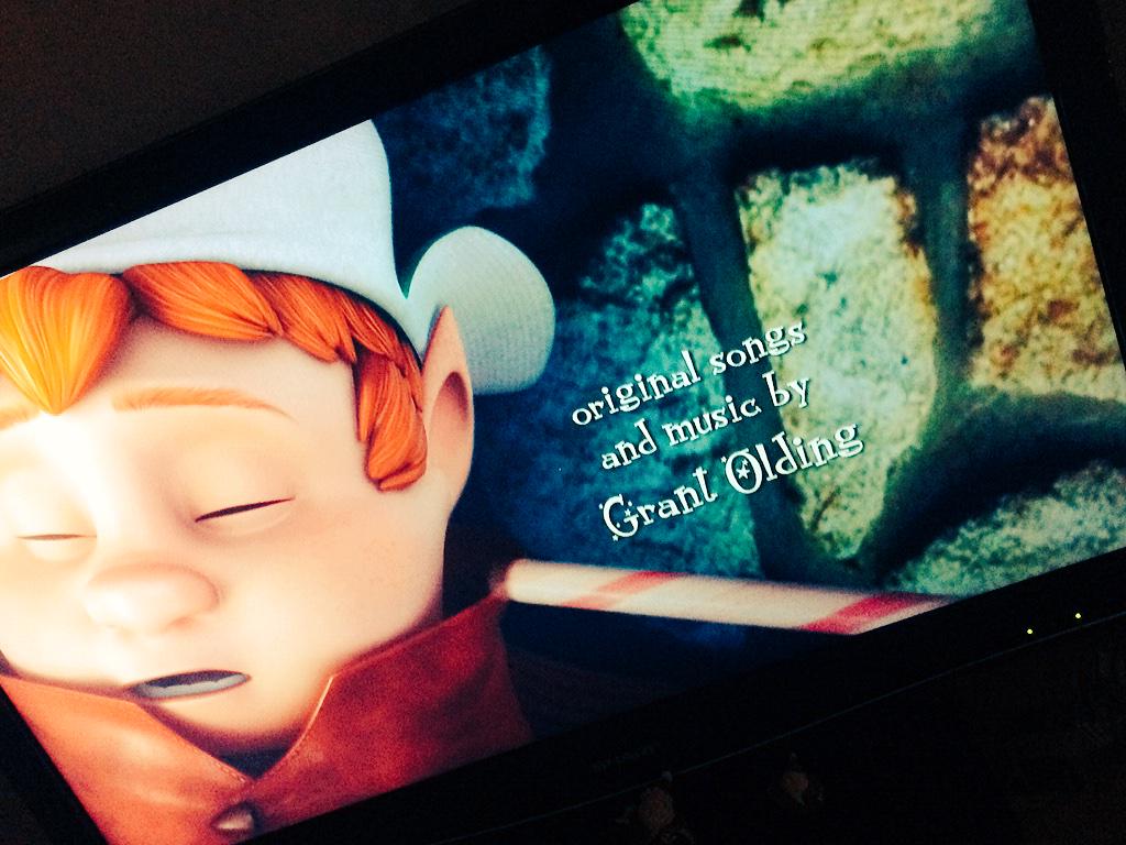 DrewMcOnie's tweet photo. Look what @markbsenior &I are watching 2get us in the festive mood SAVING SANTA #finally #AlreadyDancing @grantolding http://t.co/kkX1PFdfsM
