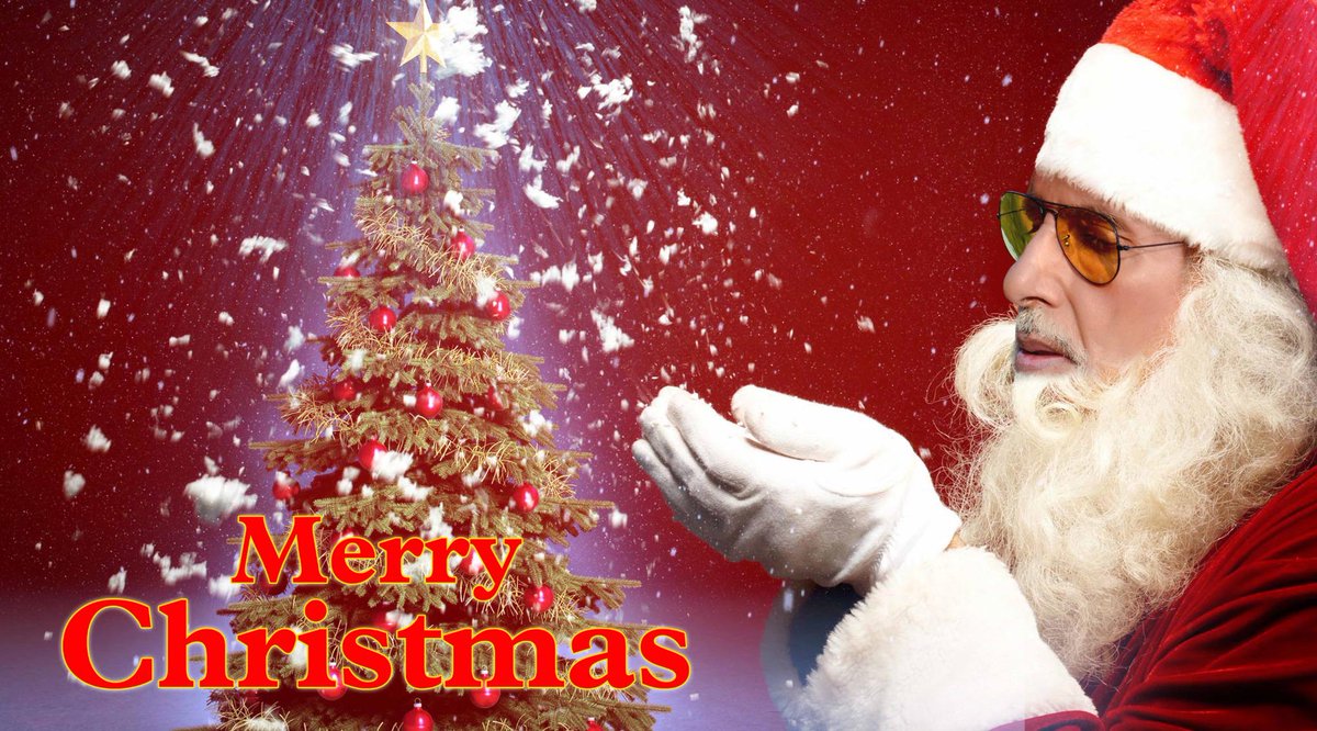 SrBachchan's tweet image. T 1715 - A very happy xmas and a prosperous New Year 2015 to all ... love