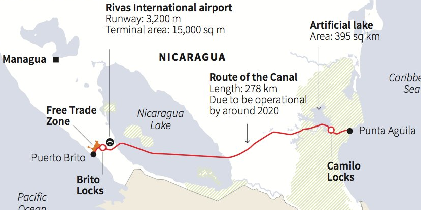 BusinessInsider's tweet photo. Nicaragua's $50 billion canal is 'a gigantic white elephant': http://t.co/ftfAd2ss9l http://t.co/sRAcD8E3KR