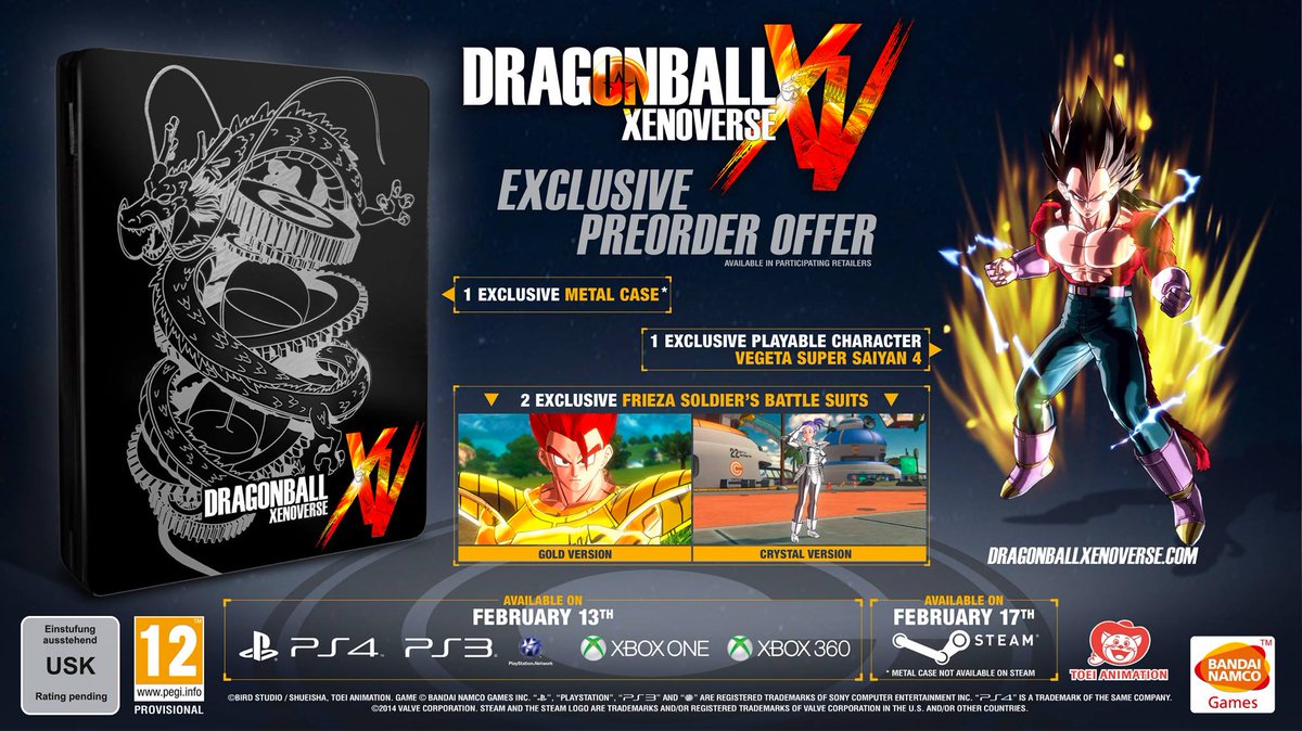 VegetaTweet's tweet image. RT if you want Dragon Ball Xenoverse!

#DragonBallZ #DBZ