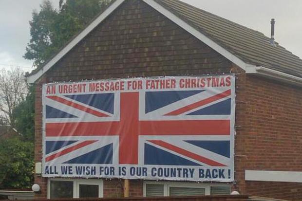 dailystar's tweet photo. Someone in Hampshire has misunderstood the true meaning of Christmas.. http://t.co/yCt2peCB8d http://t.co/dospT4zAUO