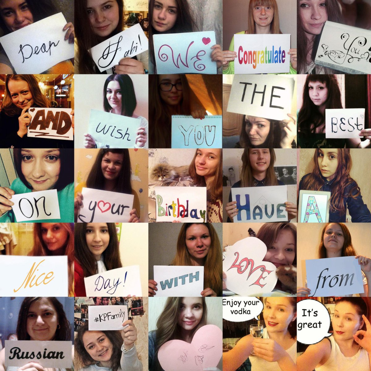 KPprojectRU's tweet photo. Dear @fhalbigKP Russian KPFamily congratulates you, we love you, and wish you all the best! With love! http://t.co/S9L5c8CeQ5