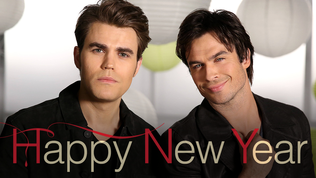 cwtvd's tweet photo. New year, new you, new beginnings. Happy New Year from #TVD http://t.co/hJxif6sNXa