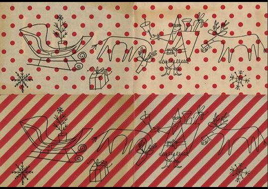OPTOSBooks's tweet photo. RT@modernism101"Variant Xmas cards-Leslie Jacobs, c.1960. #DesignEphemera #Noel" @thinkstudionyc #12DaysOfDesigners http://t.co/2NMqY7rnrF