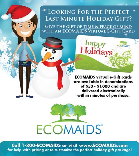 ECOMAIDS's tweet image. Still looking for the perfect last minute gift? Avoid the stores, our e-Gift Cards are sent directly to your email!