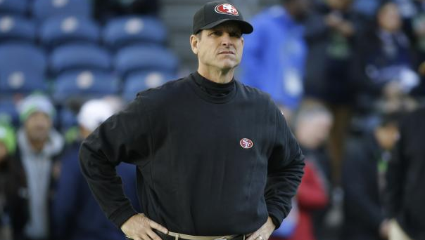 Message reacts to Michigan wishing Jim Harbaugh a happy birthday:  
