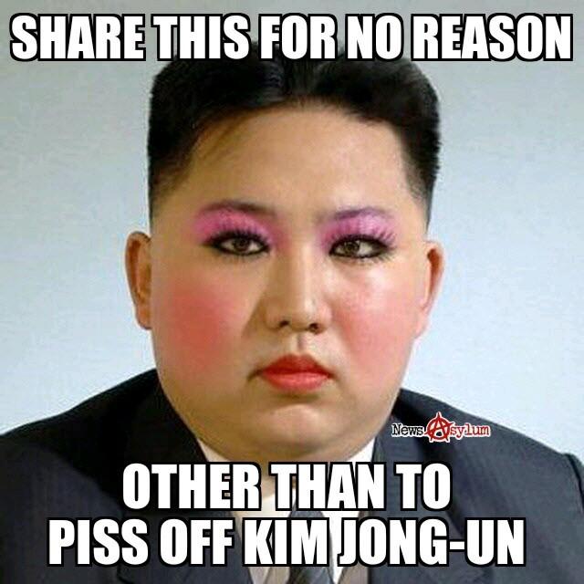 itzmagicman's tweet image. #kimjongun #sonyhack #sonyleak #northkorea #kimjongunmemes #kimjongunmeme #theinterviewmovie #kimjonguninmakeup