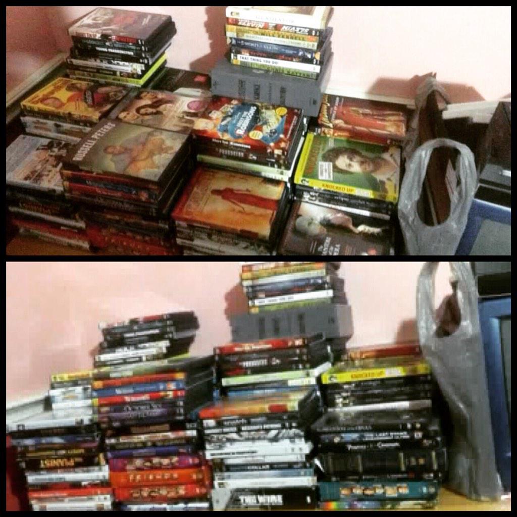 My #DVD collection is a little overwhelming... #moviesforlife #twoboxesmore