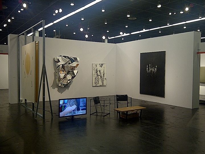wentrupgallery's tweet photo. New day, new booth.
Axel Geis, Gregor Hildebrandt, Florian Meisenberg, Olaf Metzel. http://t.co/FloQs4MDjk