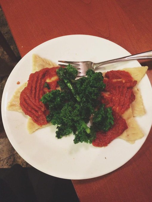 2 pic. This isn't Holiday cookin', but it sure was good. ?? Ravioli made with friends, from scratch.