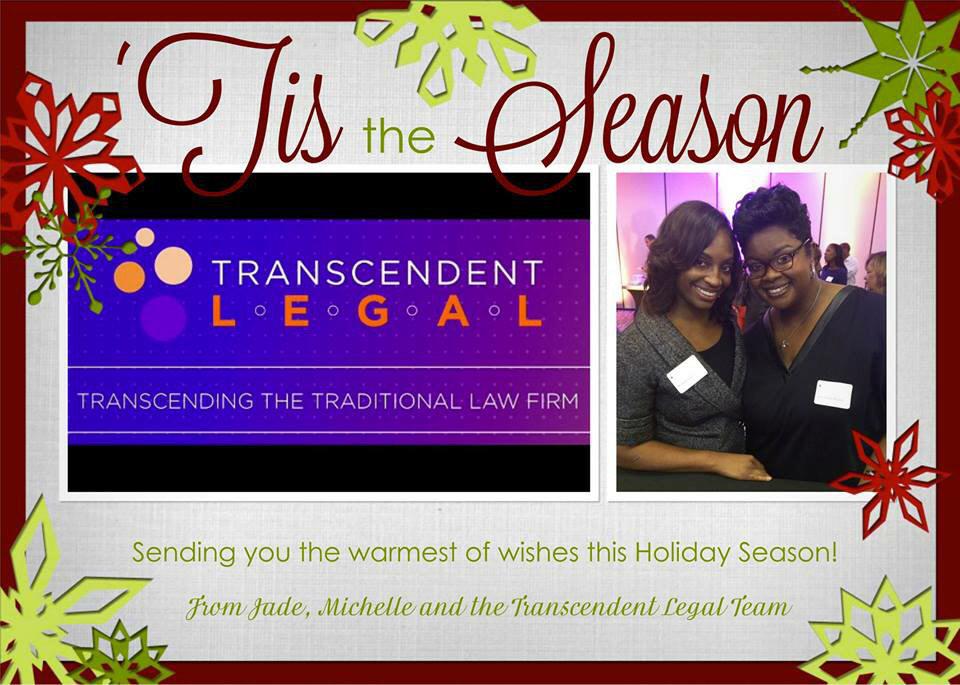 Transcendent_JD's tweet photo. Happy Holidays from the Transcendent Legal Team! http://t.co/V68FNhHYo6