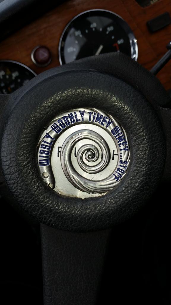 opustm's tweet image. First 2 pieces of my TARDIS themed spitfire #Whovians