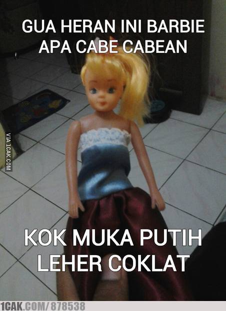 putrihottsone's tweet photo. "@onecak: Barbie ato cabe cabean? http://t.co/PDFqq7j3om http://t.co/nc32v7fUAE"