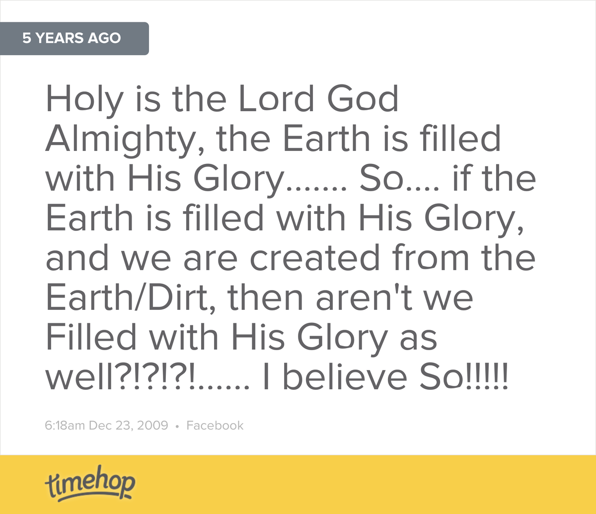 srmattern's tweet photo. Exactly 5 years ago today! (via @timehop) http://t.co/2y1sNHyRWP http://t.co/GxEs83WSZG