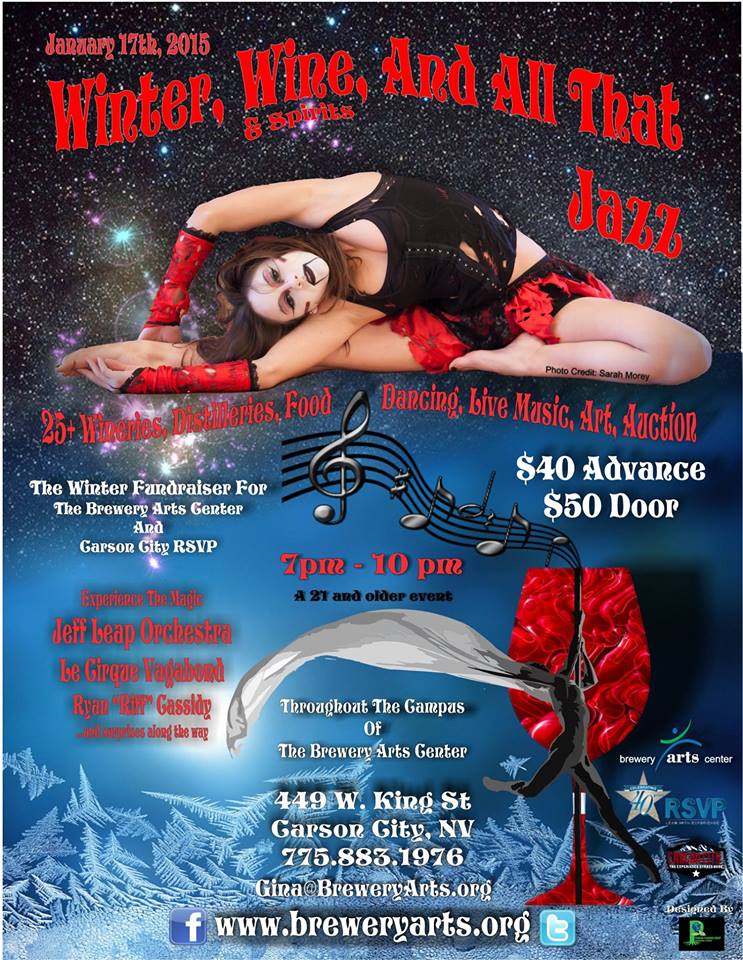 Our big winter event is coming up on January 17th. #wine #Food #art #music #dancing Hope to see you there!
