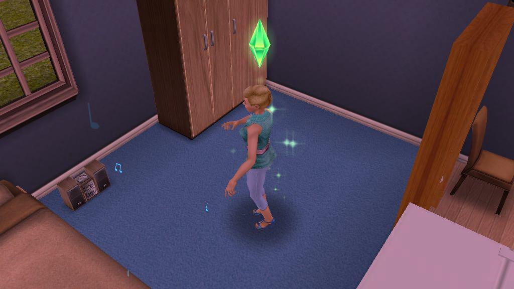 Smalltuber's tweet image. Dancin at strangers house! Shes in the SHOWER smarturl.it/SimsFreePlay_FB