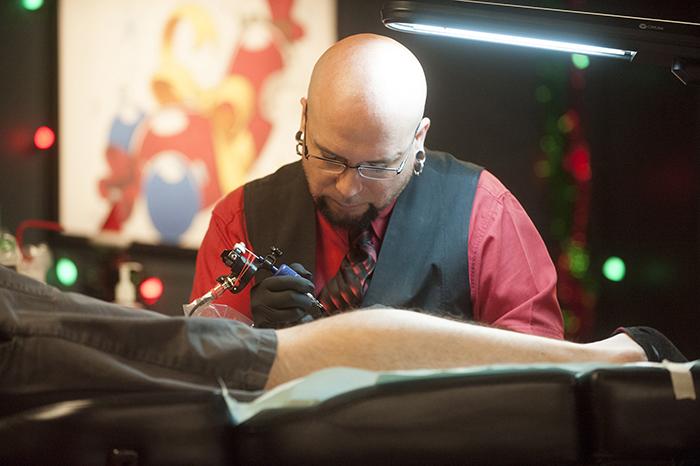 paramountnet's tweet photo. It's a very merry #Tattoosday indeed, because #MerryInk starts now! http://t.co/TIfxn22AGW