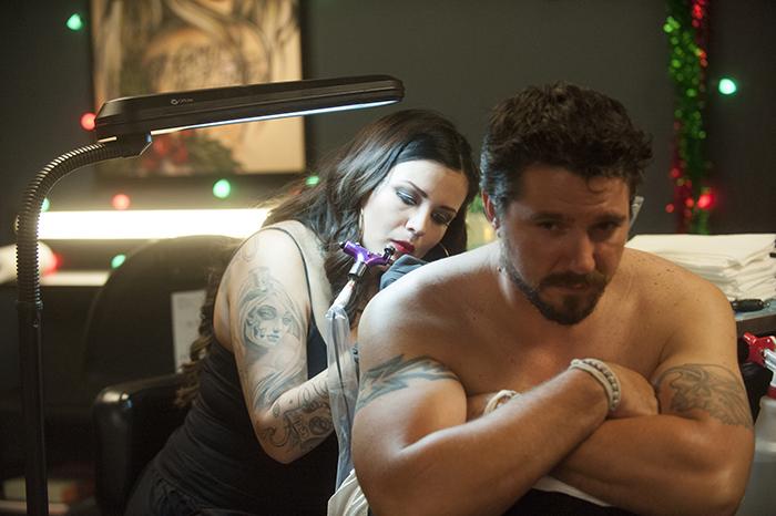 paramountnet's tweet photo. It's a very merry #Tattoosday indeed, because #MerryInk starts now! http://t.co/TIfxn22AGW