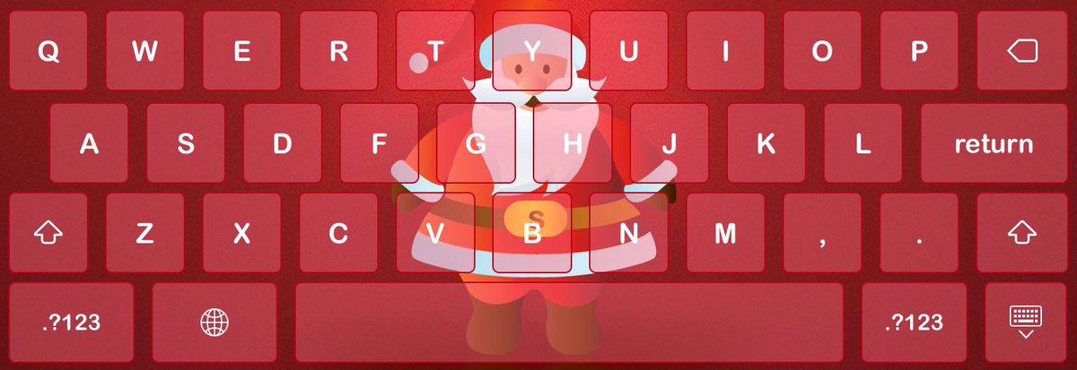Santa 🎅 is here! Ho Ho Ho! 🎄🎁 Just unlocked the Santa 🎅 theme in <a href="/ThemeboardApp/">Themeboard</a> itunes.apple.com/app/id90884274…