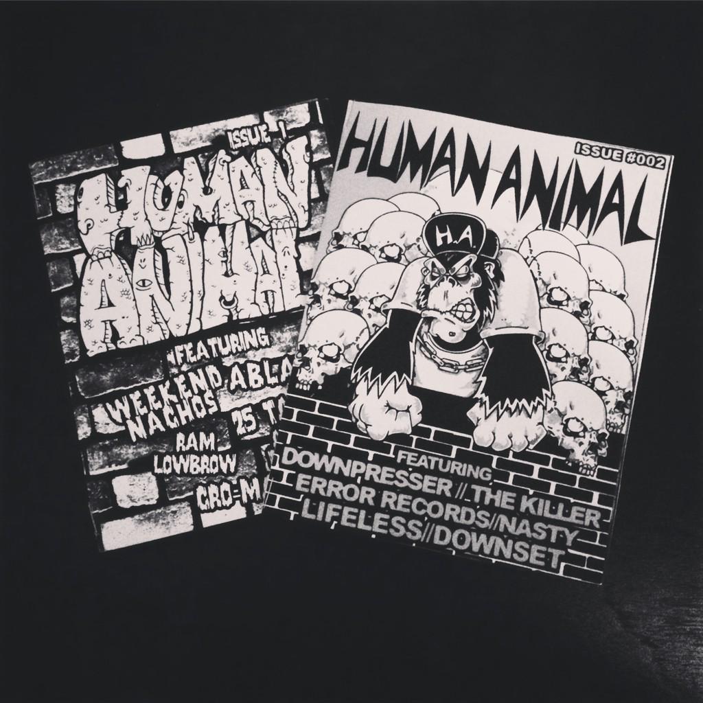 HUMAN ANIMAL ZINE #002 iz out! Head to humananimalfanzine.bigcartel.com for both issues! #RT #RT #RT