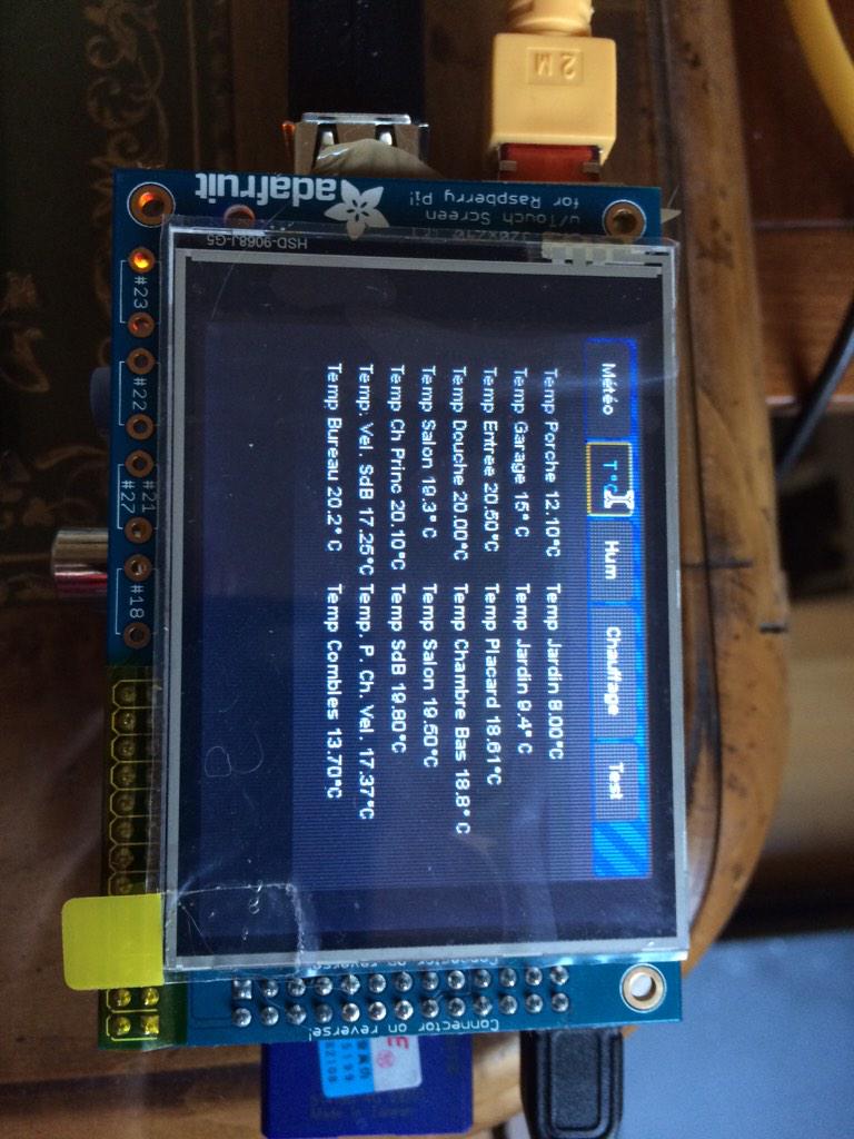 xbeaudouin's tweet image. Début d&apos;interface #waf sur #pitft