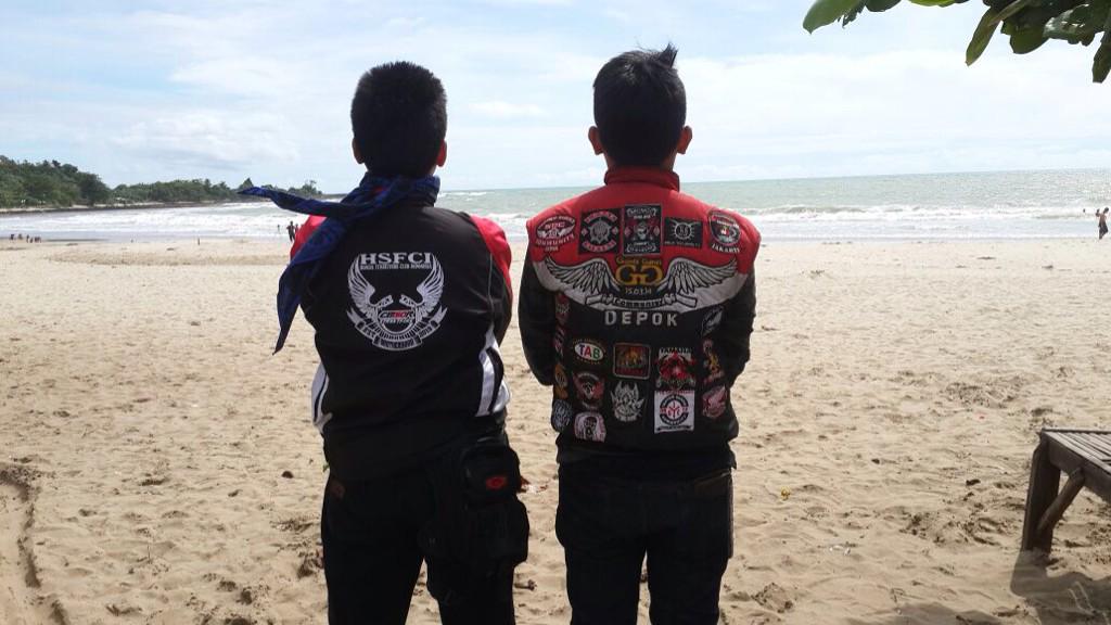 With HSFCI Depok at sawarna