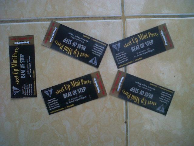 Yuk beli presale Mini meet up party Beat Of Step at pasar segar depok, date 30 desember. Just 15k+snack+drink.gece!:*
