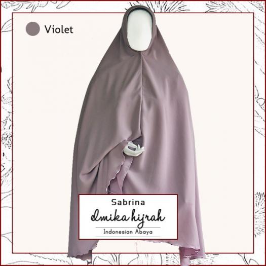 khimar instan pet Sabrina <a href="/elmikahijrah/">Elmika Hijrah</a> violet L shafajilbab.com/produk/khimar-…
